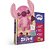 Livro Brinquedo Ilustrado STITCH ANGEL com Boneco de Feltro Rosa para Costurar - Imagem 1