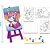 Brinquedo para Colorir KIT Pinturinha Unicórnios com Cavalete, Telas, Tintas e Pincel - Imagem 3