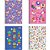 Caderno Espiral 1/4 Capa Dura D+ 200 Folhas Feminino Pacote com 4 - Imagem 1