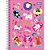 Caderno Espiral 1/4 Capa Dura D+ 200 Folhas Feminino Pacote com 4 - Imagem 3