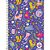 Caderno Espiral 1/4 Capa Dura Pepper 80 Folhas Feminino Pacote com 4 - Imagem 3