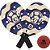 Raquete Beach Tennis KIT com 2 Raquetes e 1 Bolinha Estampa Cogumelo - Imagem 7