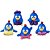 Conjunto Galinha Pintadinha Little FIGS com 5 Miniaturas de Vinil 6CM - Imagem 1