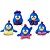 Conjunto Galinha Pintadinha Little FIGS com 5 Miniaturas de Vinil 6CM - Imagem 1