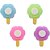 Borracha Decorada Love Flowers Perfumada 4 Cores Display com 36 Unidades - Imagem 2