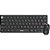 Kit Periféricos Retrô Teclado + Mouse sem Fio Preto – Combo POP+ - Imagem 2