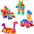 Brinquedo para Montar Monta Mais Blocolândia CLICK com 200 Peças Coloridas - Imagem 3