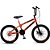 Bicicleta ARO 20 Colli SKILL BOY Laranja Neon com Freios a Disco - Imagem 6