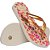 Chinelo Havaianas Infantil KIDS Flores 23/24 BEGE/DOURADO PAR - Imagem 5