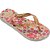 Chinelo Havaianas Infantil KIDS Flores 25/26 BEGE/DOURADO PAR - Imagem 3