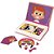Livro Magnético Infantil CRAZY Faces Meninas com 65 Peças - Imagem 2