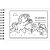Livro de Colorir Unicórnio Cuties com 64 Páginas Papel 150G + Acetato - Imagem 2