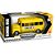 ônibus Escolar Classic School BUS 23CM Roda Livre Coleção Horangr - Imagem 3