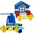 Brinquedo para Montar Brincando de Polícia com Helicóptero e Blocos - Imagem 1
