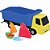 Caminhão Super TRUCK Caçamba com 2 Barcos Coloridos - Imagem 1