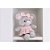 Pelúcia LU Ratinha Antialérgica Cinza com Vestido Rosa 34CM - Imagem 6