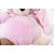 Pelúcia URSO Nino Rosa Bebê com Pijama Bordado 22CM - Imagem 4