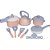 Brincando de Casinha Jogo de Panelinha BABY Gourmet com 10 Peças - Imagem 1