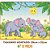 QUEBRA-CABEÇA de Madeira Vida em Família Elefante 12 Peças - Imagem 2
