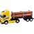 Caminhão TRUCK Bruto Logging com Carga de Madeira e Rodas Livres 38,5CM - Imagem 2