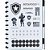 Caderno Inteligente Grande Botafogo 80 Folhas - Imagem 2