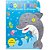 Livro Infantil Colorir com Atividades Golfinho 21,5X28CM 40 Páginas com Adesivos - Imagem 1