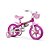 Bicicleta Infantil ARO 12 Flower Feminina com Freio e Selim Ajustável - Imagem 2