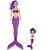 Boneca Sereia Encantada com Filha e LUZ Brilhante - Imagem 3