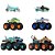 Hot Wheels Monster TRUCKS SHARKS VS. Dinos 1:64 5-PACK - Imagem 1
