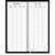 Agenda Comercial 2025 Costurada Capa Preta 208F 123X275MM Pacote com 3 - Imagem 2