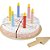 Brinquedo Bolo de Aniversário de Madeira FISHER-PRICE com 14 Peças - Imagem 3