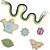 Brinquedo de Madeira FISHER-PRICE Jardim Mágico com 5 Cartões e Cordões - Imagem 1