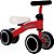 Bicicleta Infantil Vermelha de Equilíbrio Triciclo Balance Bike 40KG - Imagem 1