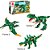Brinquedo para Montar Combo Dinossauros 287 Peças Verde - Imagem 6