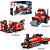 Brinquedo para Montar Combo Transportes 3 em 1 305 Peças - Imagem 1