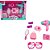 Kit Maquiagem e Beleza Infantil Glamour Fashion 8 Peças Blister - Imagem 2