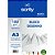 Bloco Desenho A3 Branco 180G com 20 Folhas para Educação Artística - Imagem 2