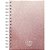 Agenda 2026 STAR Espiral Capa Dura 140X200MM 160 Folhas Rosa KIT - Imagem 1