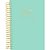 Agenda Permanente Keep Espiral 140X200MM 160 Folhas Verde KIT - Imagem 2