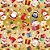 Papel de Presente Bobina Couché 60CM Natal Noel Ouro MOD. 291 (100 Metros) - Imagem 1