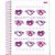 Caderno 01X1 Capa Dura Besties Forever 80 Folhas Pacote com 4 Unidades - Imagem 8