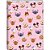 Caderno Brochura 1/4 Capa Dura Disney Emoji 80 Folhas Pacote com 5 Unidades - Imagem 4
