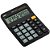 Calculadora de Mesa 12 Dígitos Preta com Energia Solar e Bateria - Imagem 1