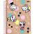 Caderno 01X1 Capa Dura Hello KITTY KRAFT 80 Folhas Pacote com 4 Unidades - Imagem 8