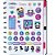 Caderno Inteligente Grande Luluca Pandalu STAR 80 Folhas 215X280MM - Imagem 2