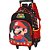 Mochila Infantil com Rodinha Super Mario BROS G Preta - Imagem 3