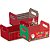 Cesta de Papel Caixote Natal GG 28X21,5X12CM Pacote C/10 - Imagem 2