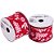 Fita ARAMADA Natal 63MM X 10M Renas de Natal Vermelha - Imagem 2