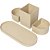 Acessório para Mesa Organizador Triple Areia 4 Peças KIT - Imagem 2