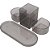 Acessório para Mesa Organizador Triple Fumê 4 Peças KIT - Imagem 3